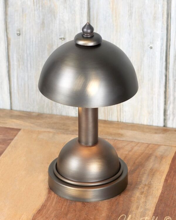Bar table dome lamp with heavy duty metal work in bronze - 052518
