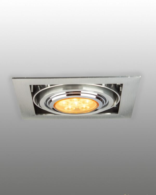 Single GU10 ES111 grille down light - 058379