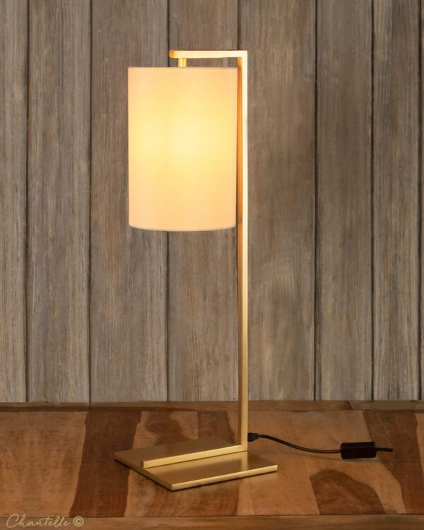 Brushed Brass Hangman Style Table Lamp - 075215