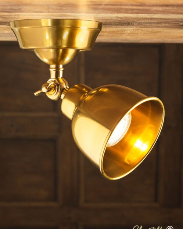 Adjustable brass spotlight - 027090