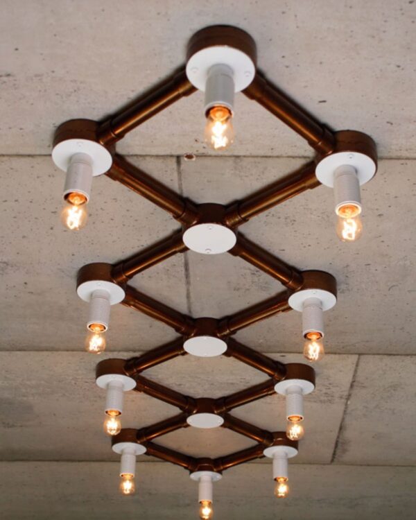 Industrial conduit ceiling feature light - 043106
