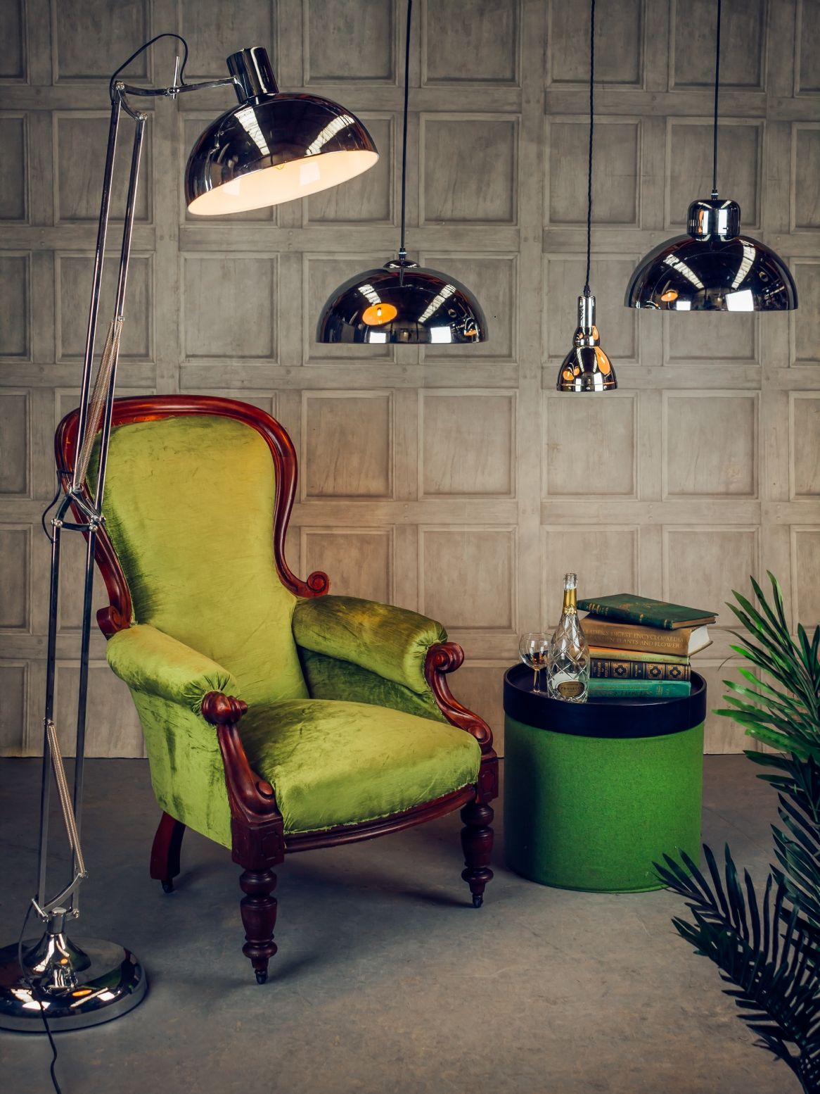 Jurgen - Chrome floor lamp