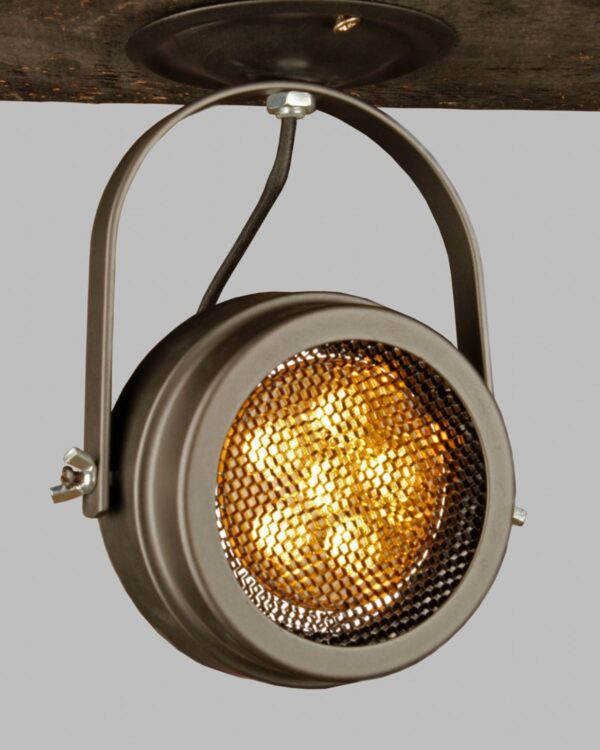 Adjustable black AR111 LED flush spotlight - 050609
