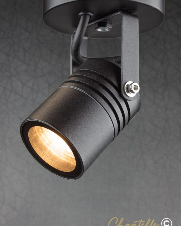 Adjustable black ceiling mounted spotlight - 066764