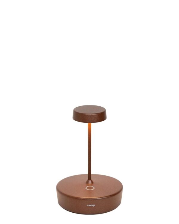 Swap Mini Table Lamp in Corten - Battery Powered