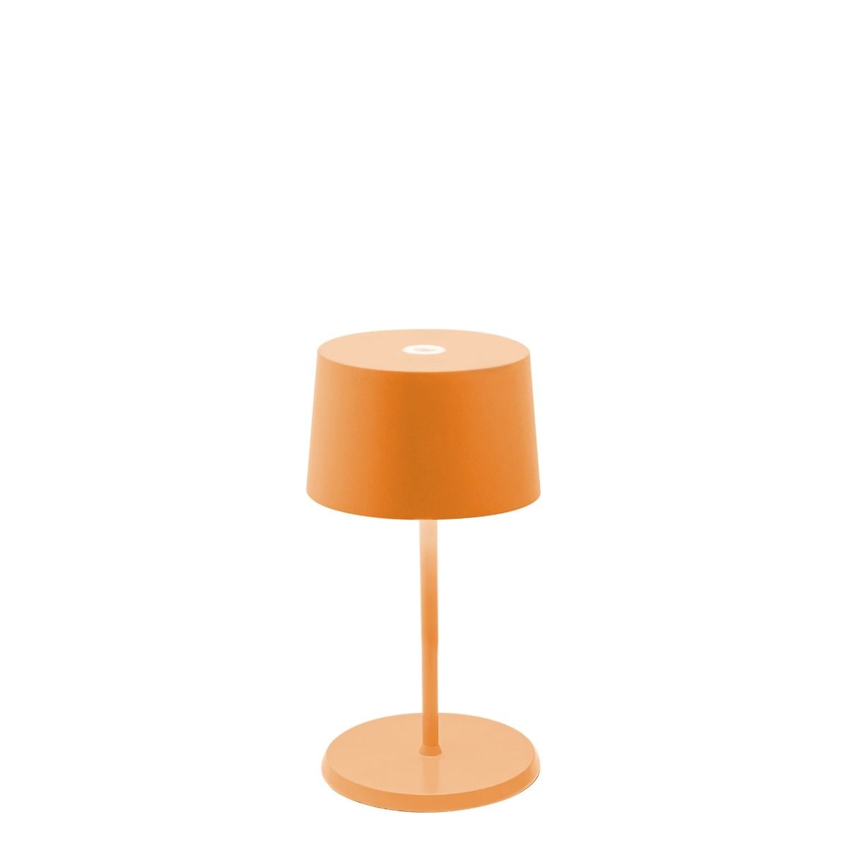 Olivia Mini Table Lamp in Orange - Battery Powered