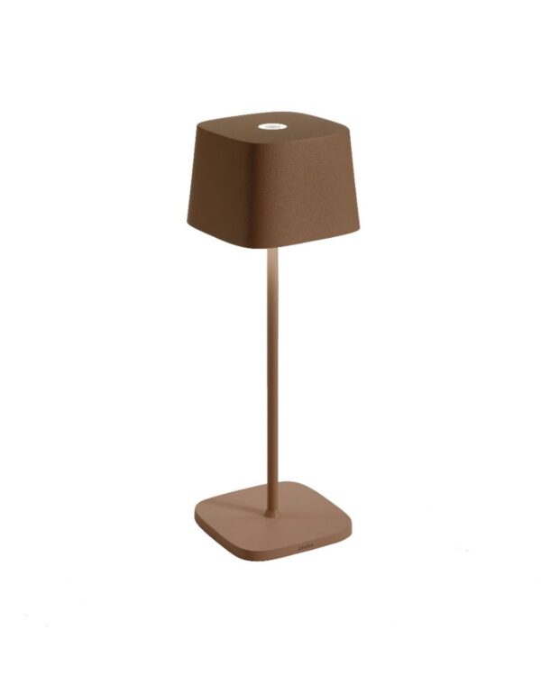 Ofelia Table Lamp in Corten - Battery Powered