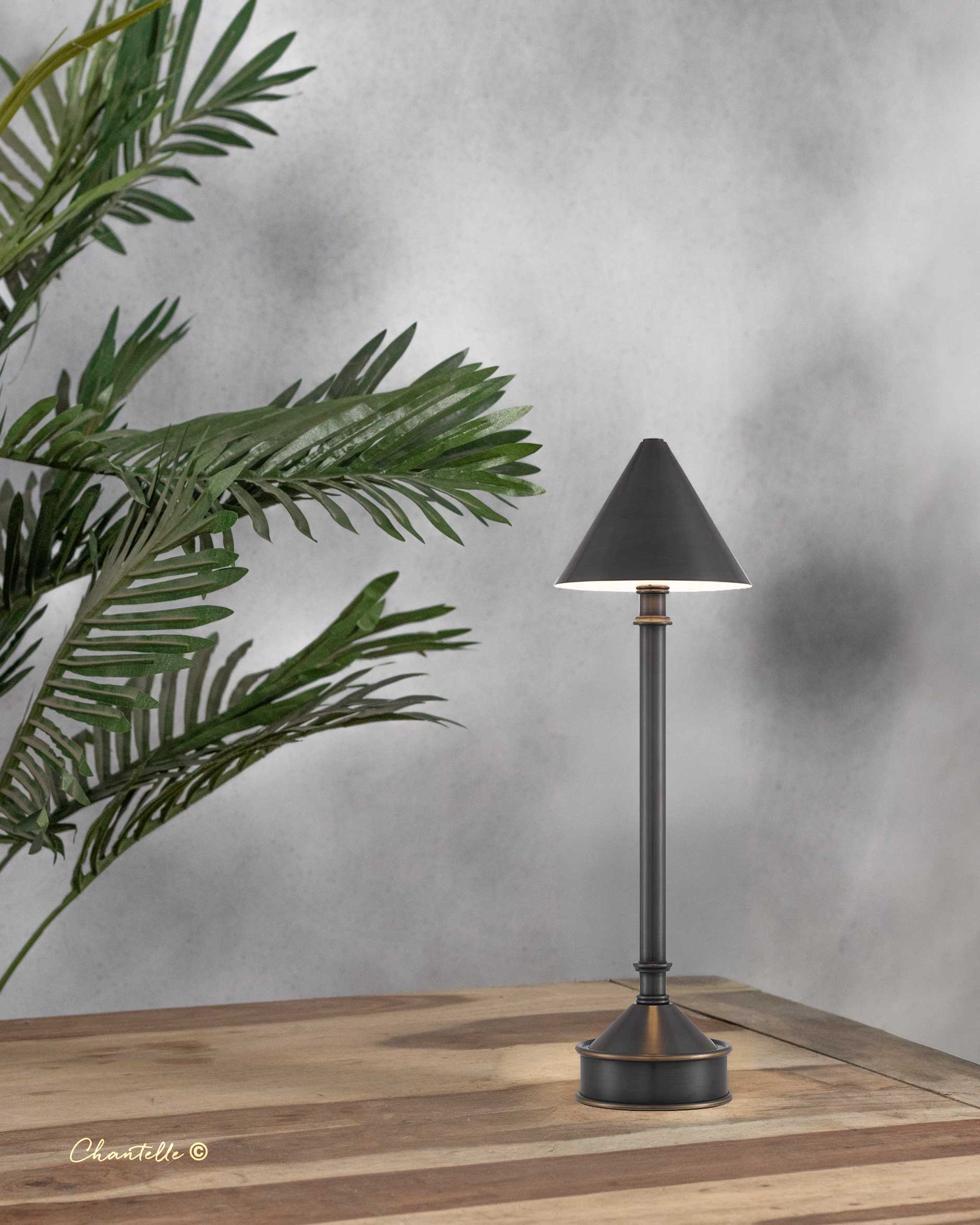 Bronze rechargable Table Lamp - 079169