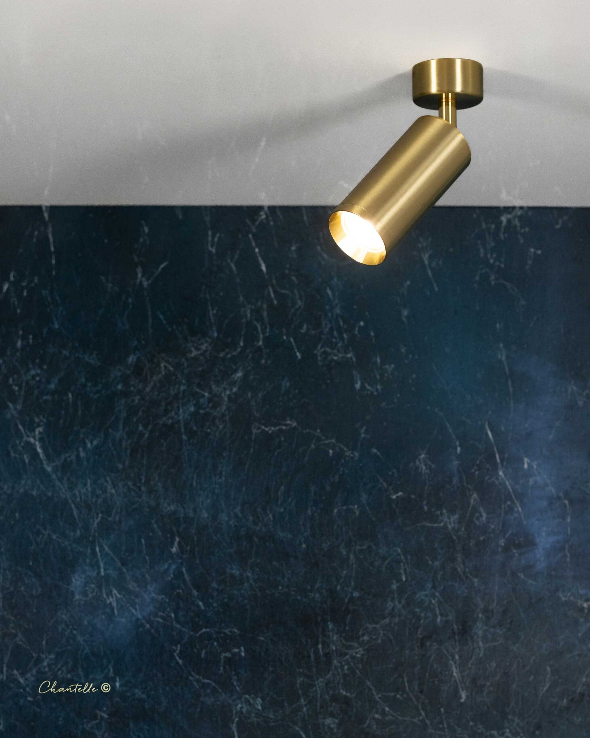 Brushed gold spotlight - 079126